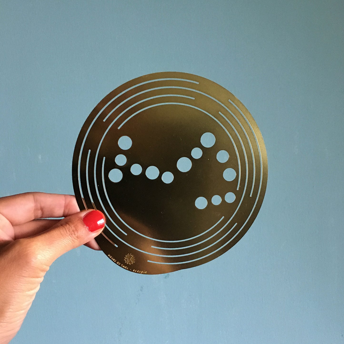 Scorpio Flower Constellation / Brass flower tools to make the most of your flowers every time - design by House of Thol / Photograph by House of Thol