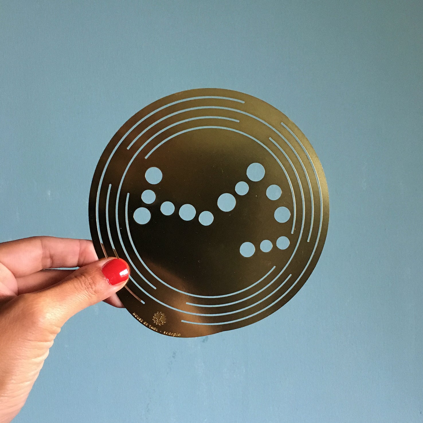 Scorpio Flower Constellation / Brass flower tools to make the most of your flowers every time - design by House of Thol / Photograph by House of Thol