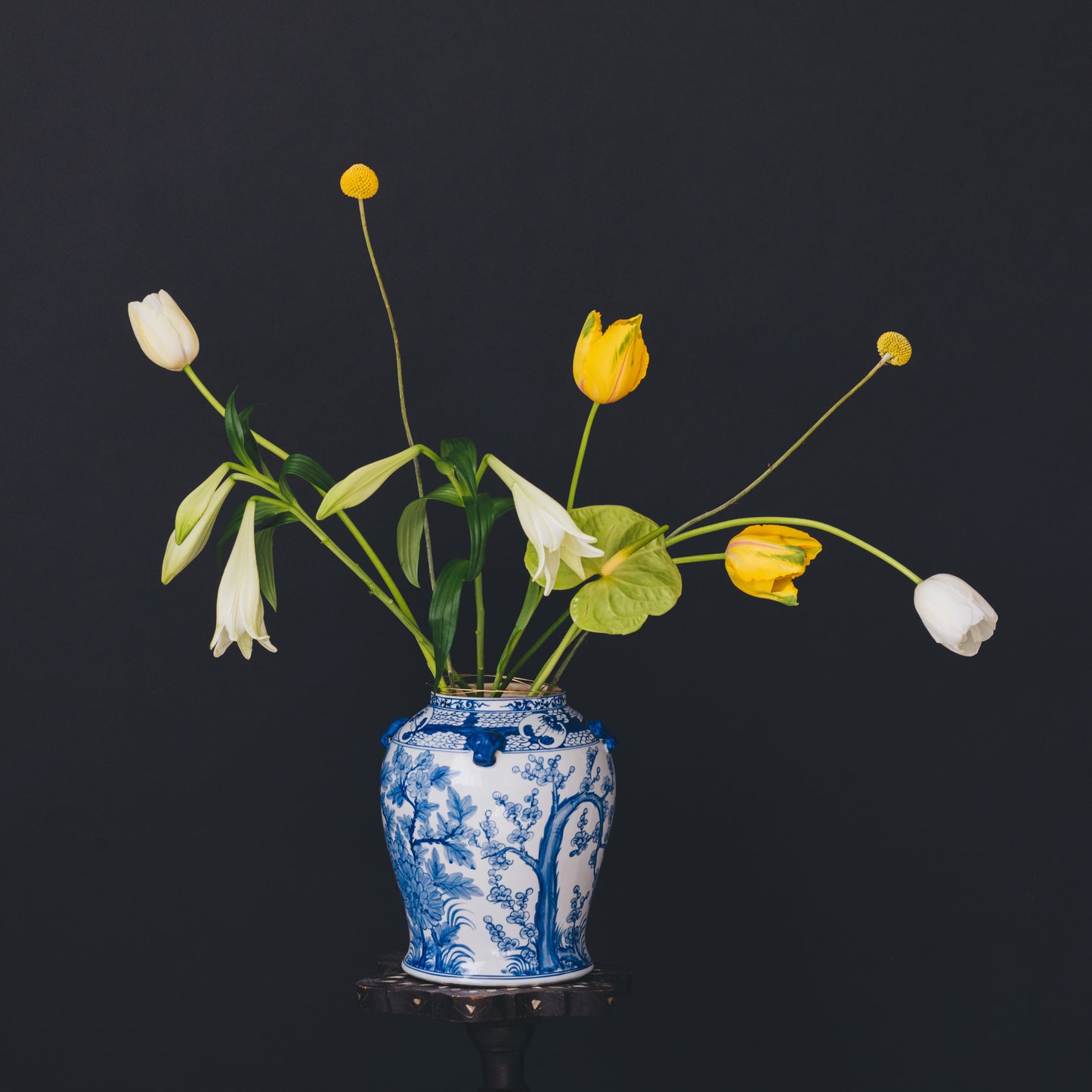 Bouquet arranged with the Leo Flower Constellation / Brass flower tools to make the most of your flowers every time - design by House of Thol / Photograph by Masha Bakker Photography