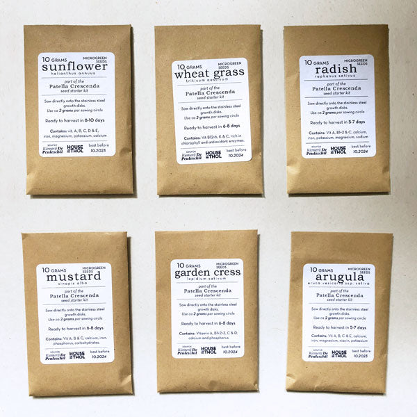 Single Variety Microgreen Seeds — 10g Packet